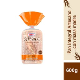 Pan de Molde Artesano Integral 600 GR