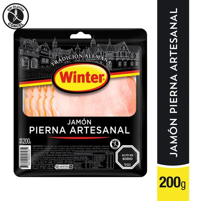 Jamon Pierna Artesanal 200 GR