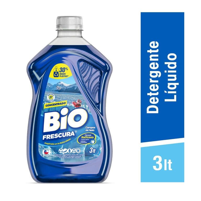 Detergente Liquido Campos de Hielo Botella Biofrescura 3 lt