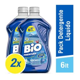 Pack Detergente Liquido Campos de Hielo Biofrecura 2x3 lt