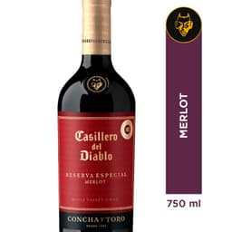 Vino Tinto Reserva Especial Merlot Casillero del Diablo 13.5 750 ml
