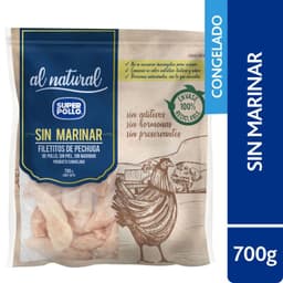 Filetitos de Pechuga de Pollo Natural Congelado 700 GR