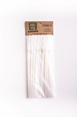 Bombillas Plasticas Bioely 20 Un