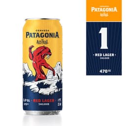 CERVEZA RED LAGER PATAGONIA 470 CC 470 ML