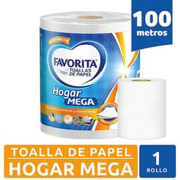 Toalla de Papel Favorita Mega 100 mts UN