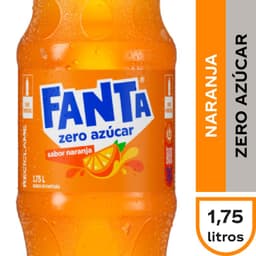 Bebida Fanta Zero Azucar 1.75 L 1.75 lt