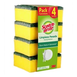 Esponja Lisa Scotch-Brite 4 Un