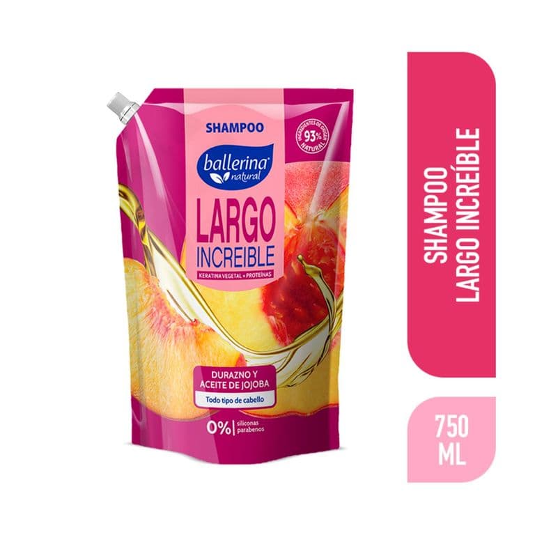Shampoo Largo Increible Dp 750 ML