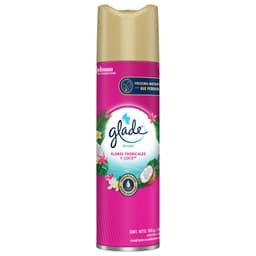Desodorante Ambiental Glade Aerosol Flores Tropicales y Coco 360 ml 390 CC