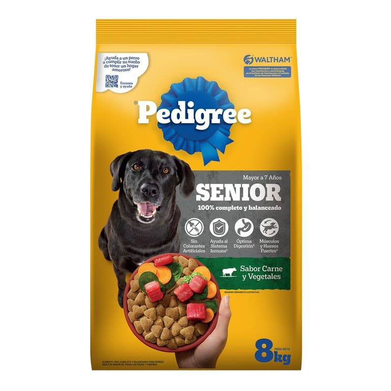 Alimento Seco Senior Pedigree 8 KG