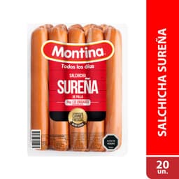 Salchicha Surenas de Pollo Montina 20 Un