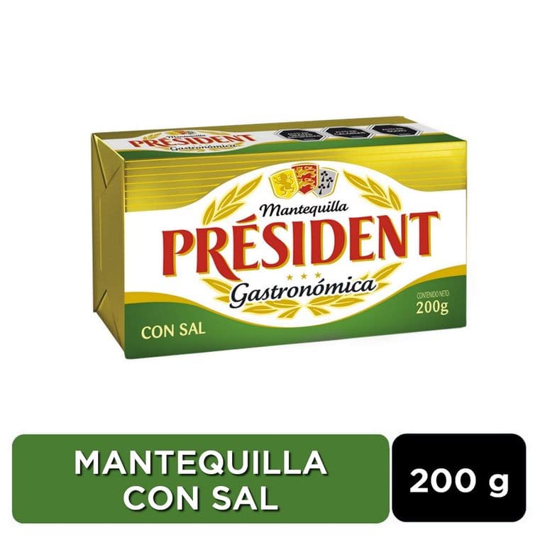 MANTEQUILLA C/SAL PAN PRESIDENT 200 GR