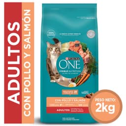 Alim. Gato Salmon Purina One Cat 2 KG