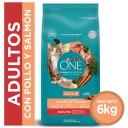 Alim. Gato Salmon Purina One Cat 6 KG