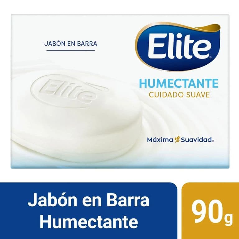 Jabon en Barra Humectante Cuidado Suave Elite 90 gr