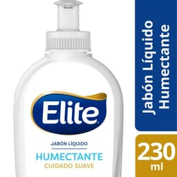 Jabon Liquido Humectante Cuidado Suave Elite 230 ml