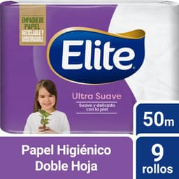 Papel Higienico Elite Doble Hoja 9 x 50 mts 9 UN