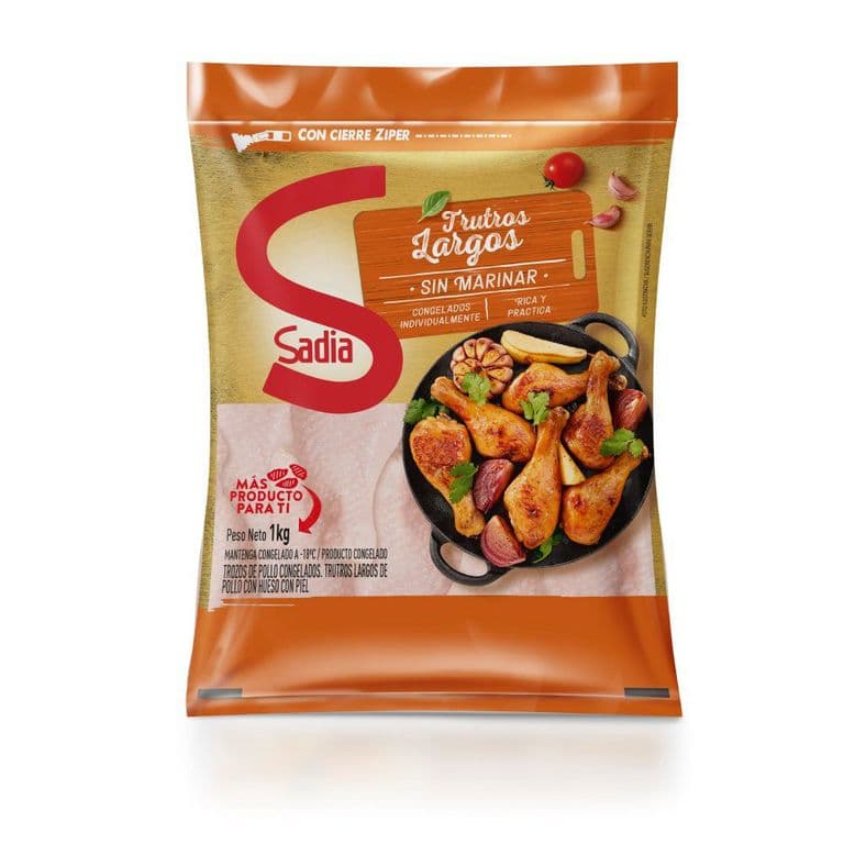 Truto Largo de Pollo Congelado Sadia 1 Kg