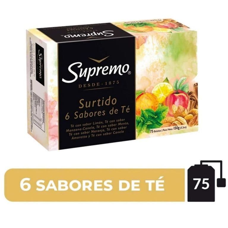 Te Negro Surtido Gourmet Supremo 75 UN