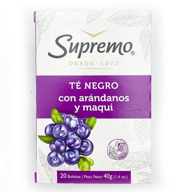 Te Negro Arandano Maqui Supremo 20 UN