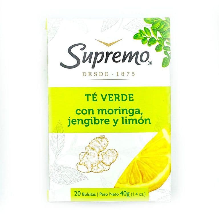 Te Verde Moringa Jengibre Supremo 20 UN