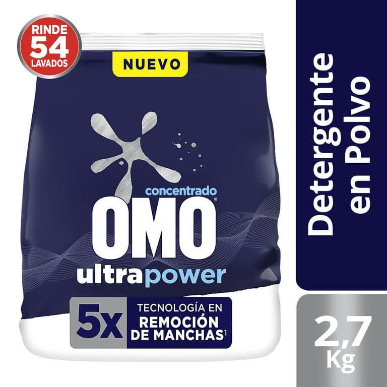 Detergente en Polvo Matic Omo 2.7 kg
