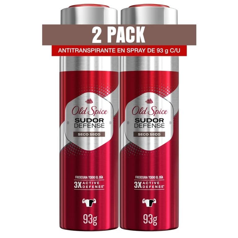 Pack Spray Antitranspirante Seco 2 UN