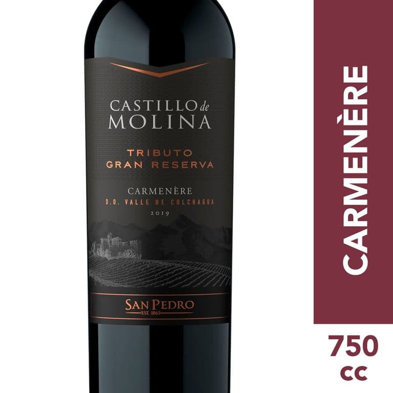 Vino Castillo de Molina Tributo Carmenere 750 ML