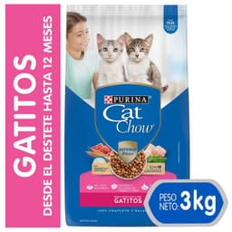 Alimento para Gatitos 12 meses Cat Chow 3 Kg