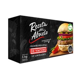 Hamburguesa de Vacuno Receta Del Abuelo 10 x 100 g