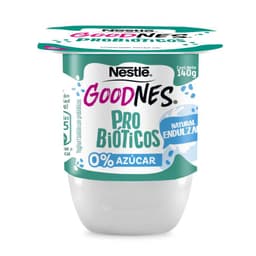 Yoghurt Goodnes Probioticos Natural Endulzado Nestle 140 g
