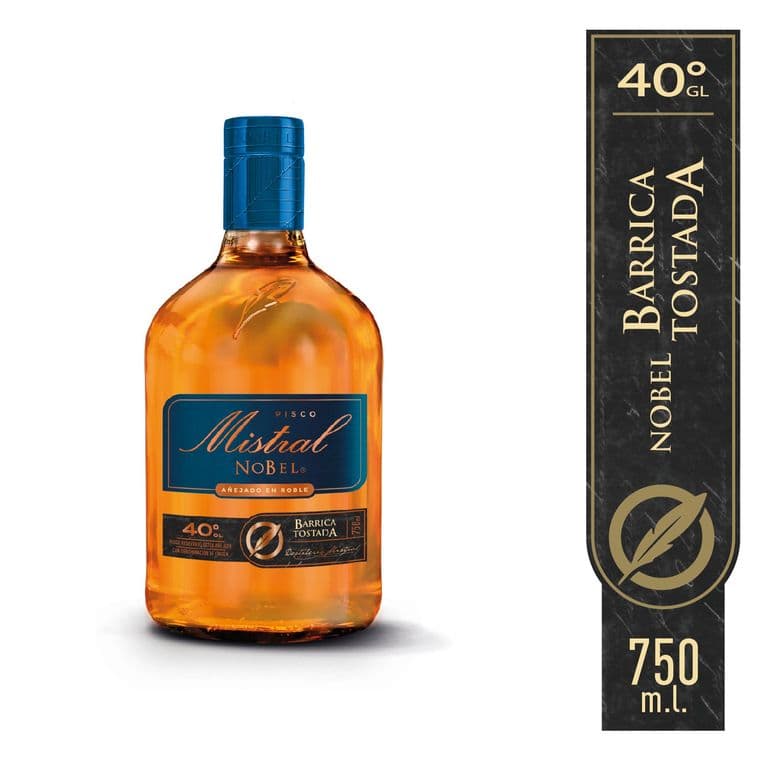 Pisco Nobel Tostada 40 750 ML