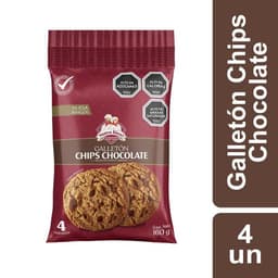 Galleton Chips de Chocolate 4 X 40 GR