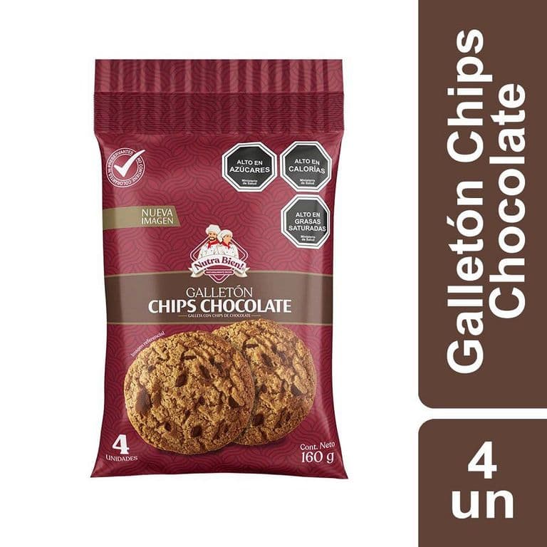 Galleton Chips de Chocolate 4 X 40 GR
