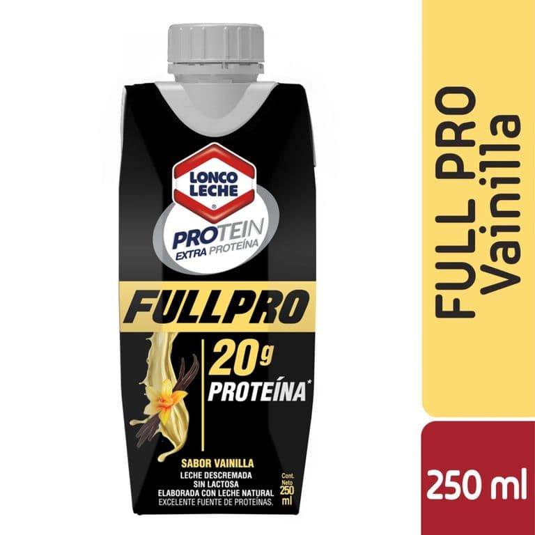 Leche Full Pro Proteina Sabor Vainilla Loncoleche 250 ml