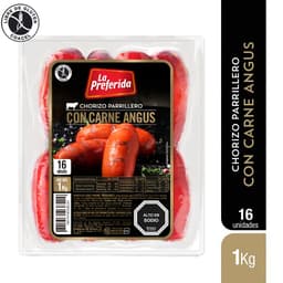 Chorizo Parrillero con Carne Angus 1 KG