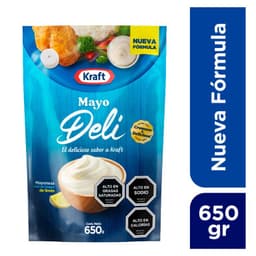 Mayonesa Kraft Mayodeli Doypack 650 g
