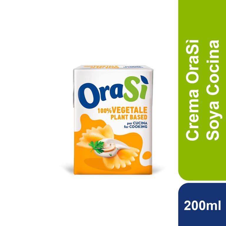Crema Vegetal de Soya Cocina OraSi 200 ml