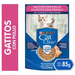 Alimento Humedo para Gato Gatitos Pollo Sobre 85 GR