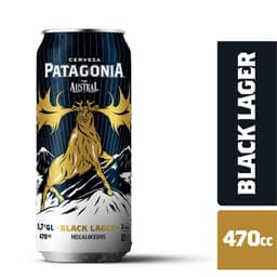 CERVEZA BLACK LAGER PATAGONIA 5.7G 470ML