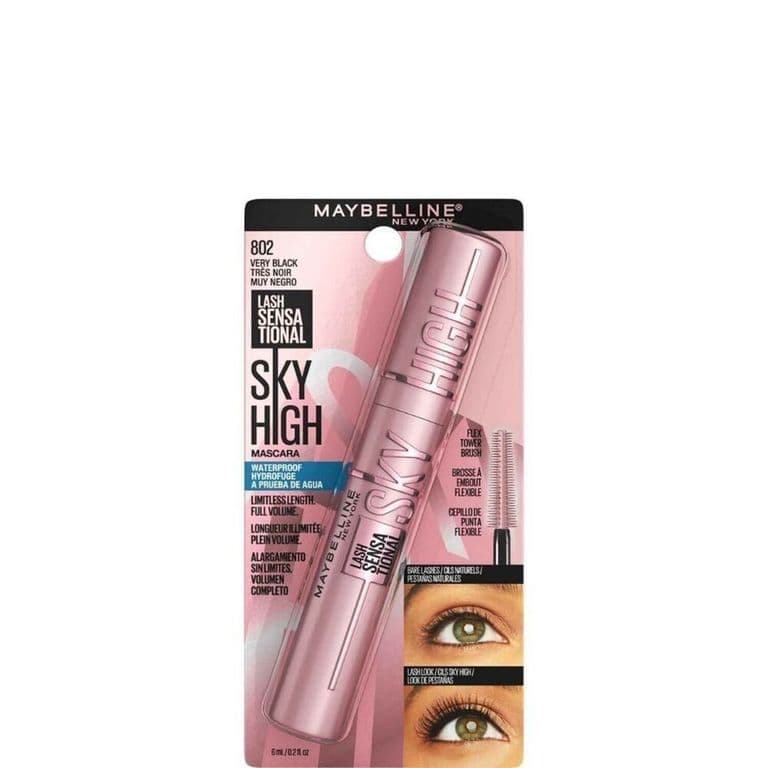 Mascara de Pestanas Lash Sensational Sky High a Prueba De Agua 7.2 ML
