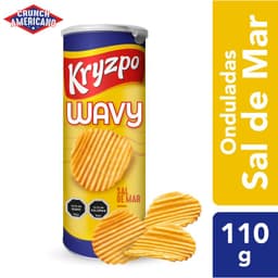Papas Fritas Sal De Mar Wavy 110 GR