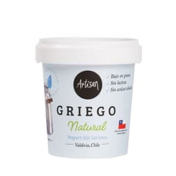 Yogurt Griego Artisan Sabor Natural Sin lactosa 360 g