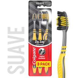 Cepillo de dientes Colgate Zig Zag Black Suave 3 un