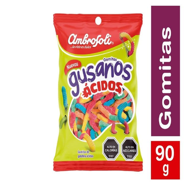 Gusanos Acidos 90 GR