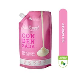 Leche Condensada Sin Azucar Sin Lactosa AluSweet 390 gr