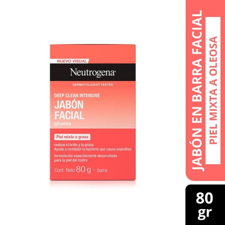 Jabon en Barra para Limpieza Facial 80 GR