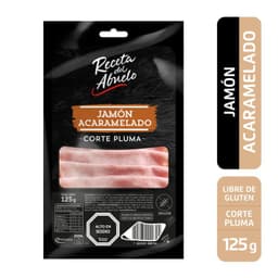 Jamon de Cerdo Acaramelado Corte Pluma Receta del Abuelo 125 g