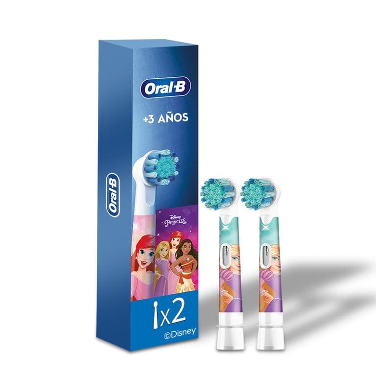 Cabezales Repuesto Cepillo Dientes Electrico Disney Princess 2 UN