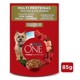 Alimento Humedo para Perro Adultos y Cachorros Multi Proteina 85 GR